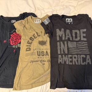 Diesel power Graphic T-Shirts Set